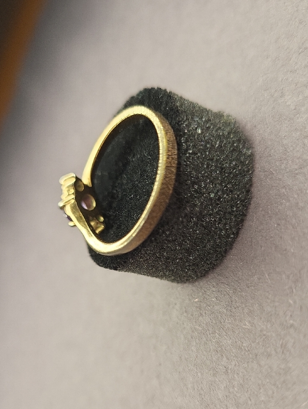 10K Gold Filled Amethyst Ring - Picture 5 of 7